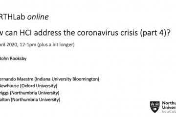 Slide with title of event and name of panel speakers